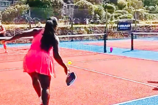 Pickleball in action!